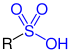 Allgemeine Struktur der Sulfonsäure