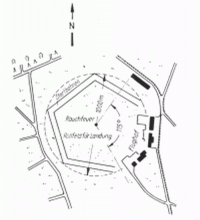 Rasenplatz mit befestigten Randbahnen