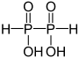 Hypodiphosphonsäure - Hypodiphosphorous acid.svg
