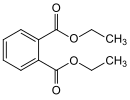 Diethylphthalate Structural Formula.svg
