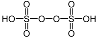 Struktur von Peroxodischwefelsäure