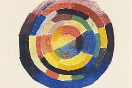 August Macke. Farbenkreis. 1913–1914.